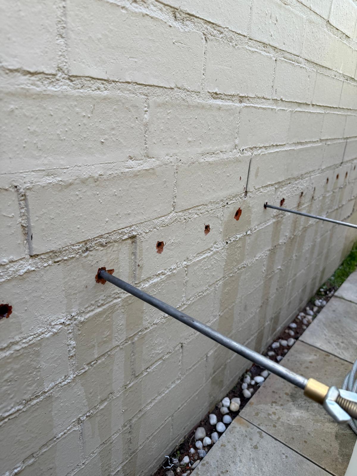 Damp-proof course injection in Forest Lodge