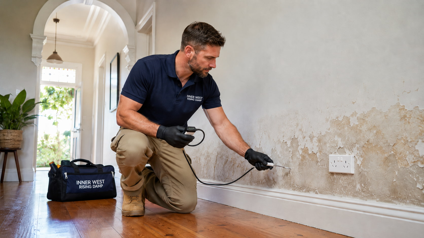 Rising damp treatment on an Inner West terrace